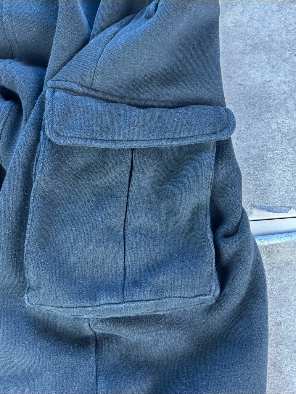 Black lululemon baggy cargo jogger sweatpants